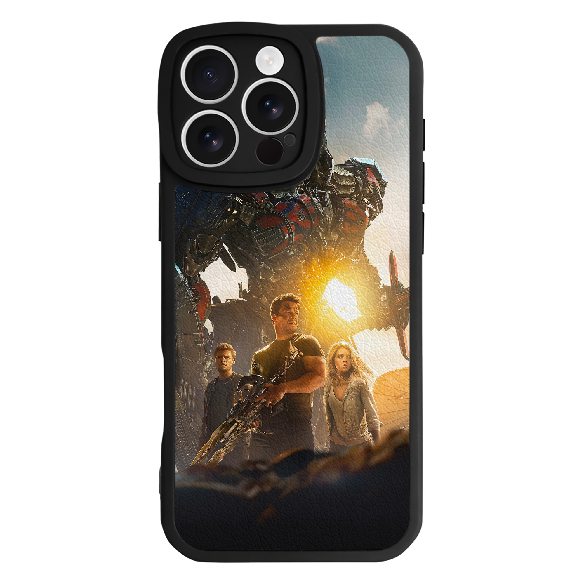 （画像用） Transformers トランスフォーマー 【iPhone 16シリーズ対応】シリコンスマホケース（レザー調） 材質：シリコン